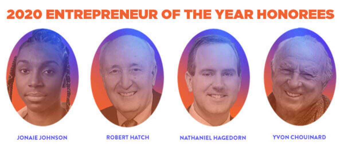 The <a href="/UMKC/">UMKC</a> names entrepreneurs of the year; Yvon Chouinard, founder, Patagonia; Nathaniel Hagedorn, founder, NorthPoint Development; Robert W. Hatch, CEO, Cereal Ingredients, Inc. and Great Plains Analytical Lab; Jonaie Johnson, a business student &amp; athlete #missouri 
<a href="/umsystem/">UM System</a>