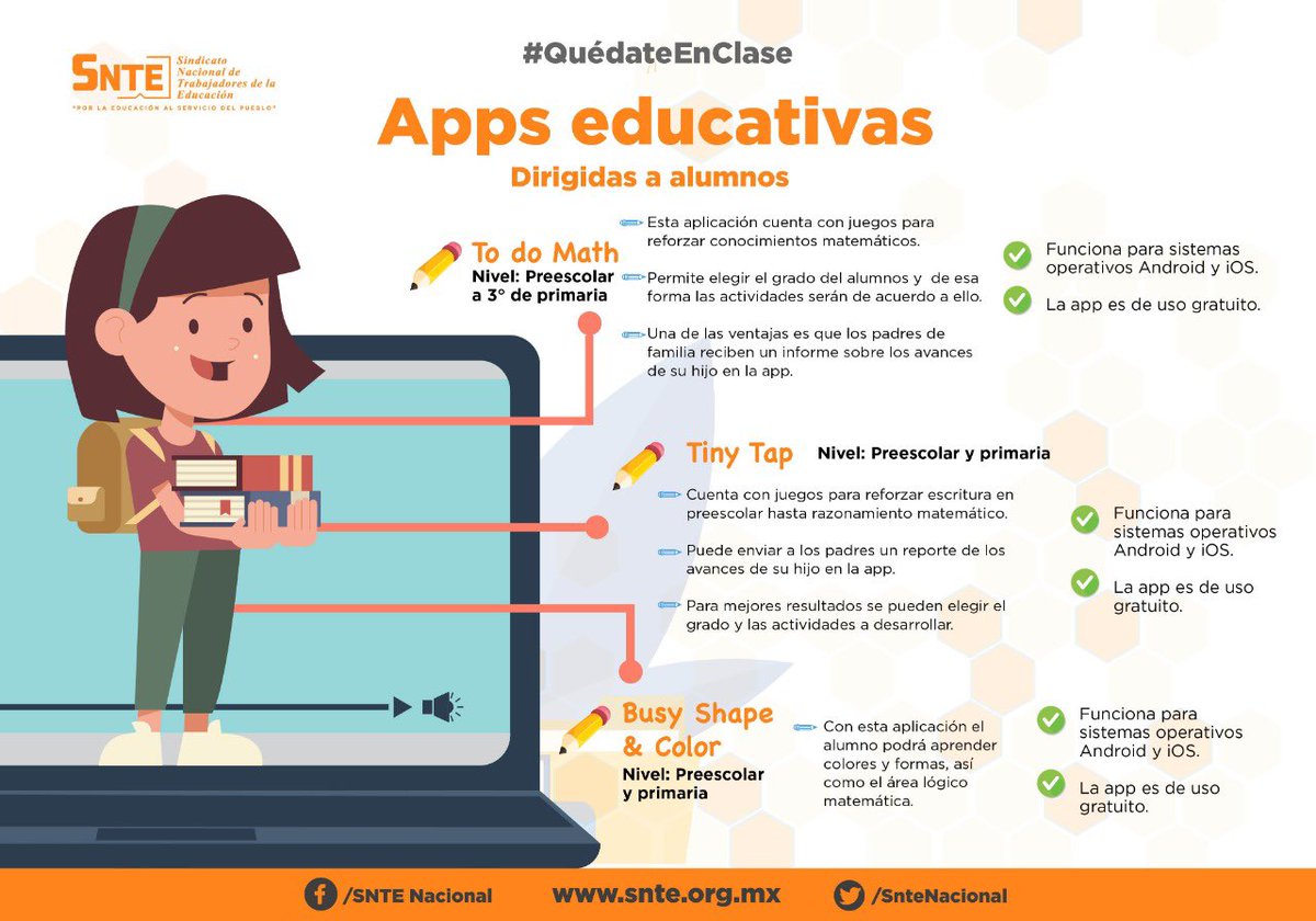 jalfa21's tweet photo. #QuedateEnClase π¨βπ«ππ¨βπ»
π Las App π² para preescolar π https://t.co/dBJUg58QzE βοΈ https://t.co/D6pOJCIPrC βοΈ y #BusyShapeColors ( https://t.co/1TtXkMhBFM ) permiten aprender de forma divertida y son un excelente apoyo para maestros π¦π©βπ«π§
#QuedateEnCasa
Pero #QuedateEnClase β
https://t.co/3IqwhttVGC