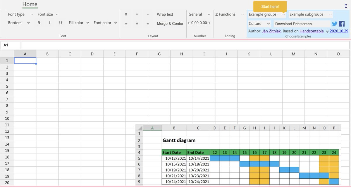 ExceloO's tweet image. 2020.10.29
Today I was working on changing visual layout of Excelo, so I:
Resizing table into 20 rows
Changing examples position from the bottom to the right side
I hope so you will enjoy!
Jan :)
#excelo #excelexamples #freeexcelexamples