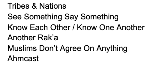 Our first producer &amp; co-creator, <a href="/eleanorkagan/">eleanor kagan</a>, shared the brainstorming doc for the very first meeting that resulted in the podcast you know today. And I'm laughing at the other rejected names for See Something.