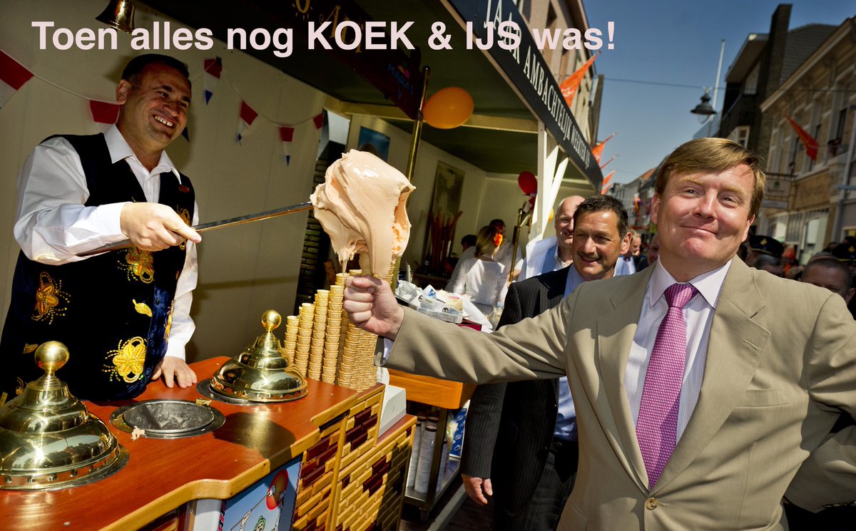 Toen alles nog KOEK &amp; IJS was! Ijsco Ali &amp; King Willem. 
#bengewoonvriendjes #Turkije #Nederland #Corona