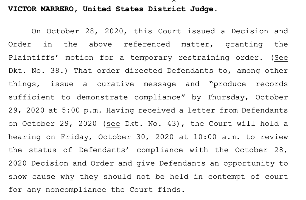 KlasfeldReports's tweet photo. BREAKING: 

Jacob Wohl and Jack Burkman must show why they should not be held in contempt of court on Friday morning if found that they blew past a court-ordered deadline today, a federal judge ruled. 

Background by @ColinKalmbacher on @LawCrimeNews https://t.co/QBaCGiRbUm https://t.co/L97l3g5h0r