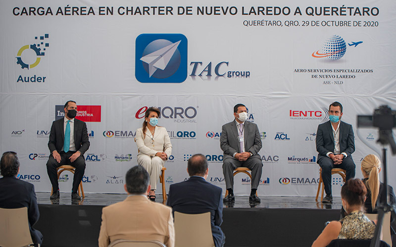 Inauguran ruta de carga aérea express Nuevo LaredoQuerétaro El