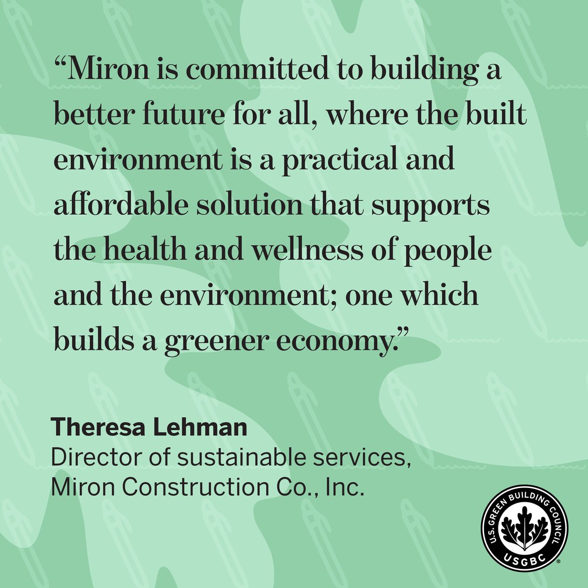 USGBC tweet media