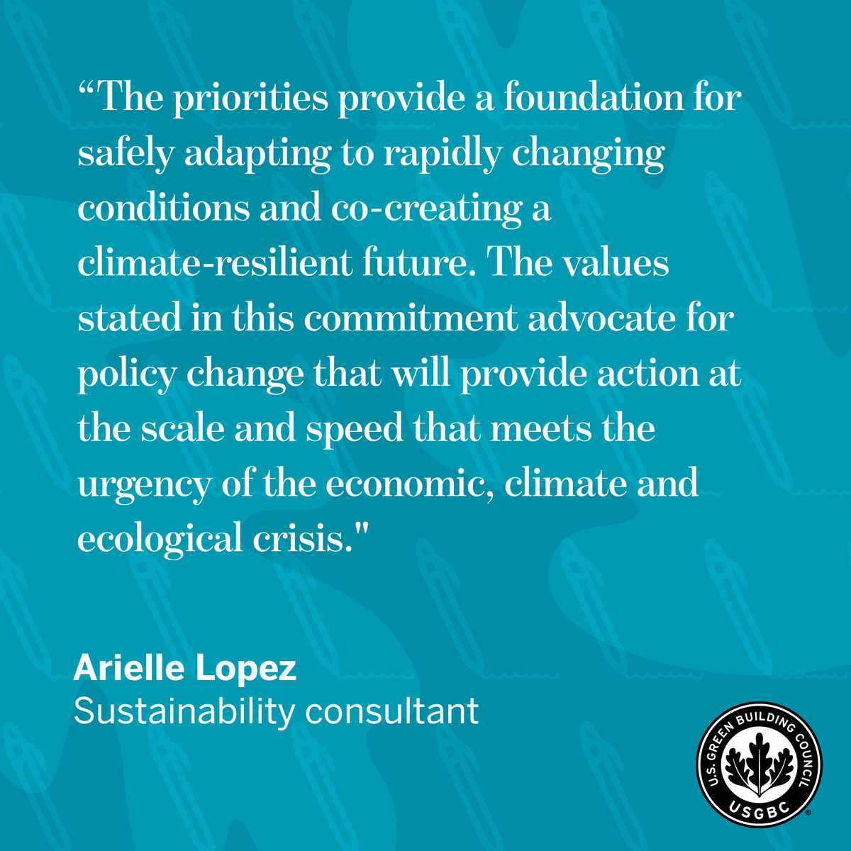 USGBC tweet media