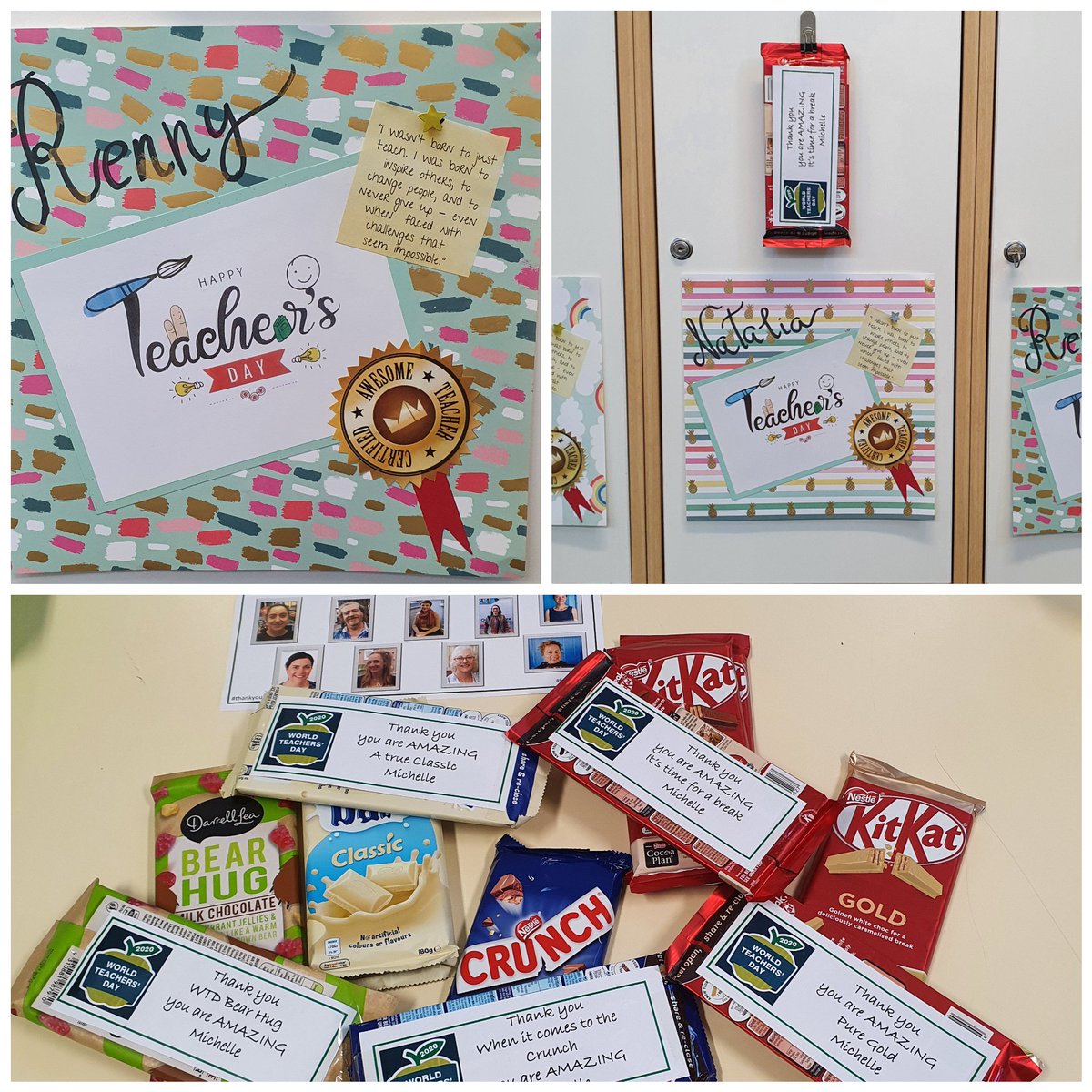 michellelgomes's tweet image. #brightfuture #teachersday2020 #bridgeroadschool @aitsl #proudprincipal #celebratesuccess