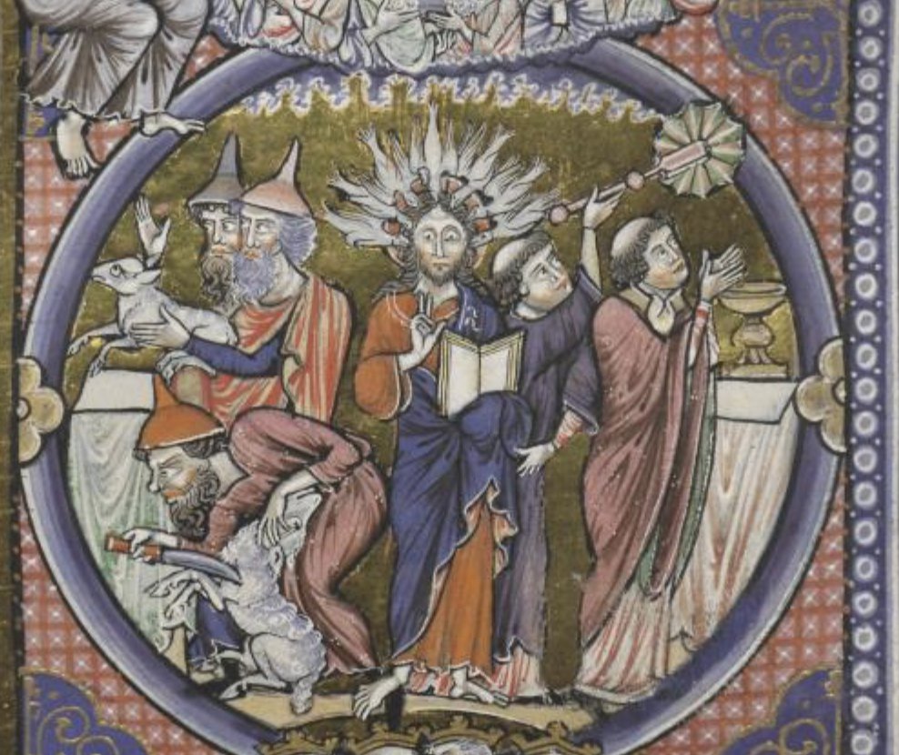 WHY did Jewish women begin to be caricatured ca. 1400? Too complicated for Twitter! In brief: this coincides w/the spread of Xian lay piety. Earlier, Xian devotion "happened" in church, and was "performed" by male clerics. Jewish men were constructed as their dark counterparts.
