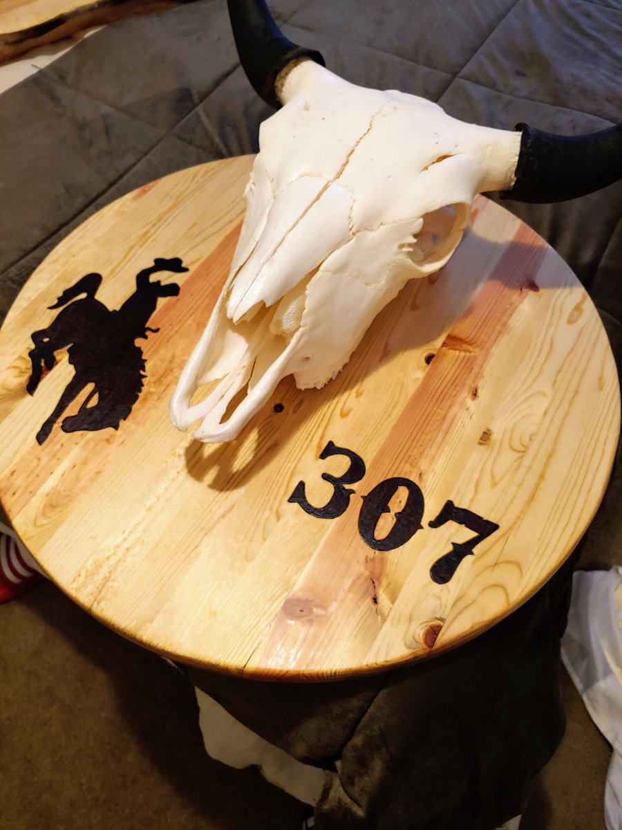Vonseggerndesi1's tweet photo. Nice farmhouse round all finished and burned for this beautiful Buffalo mount #vonseggerndesigns #interiordesigns #decor #homedecor #handburntwood #wyomingcowboys #elitewooddesign #contactmeforinfo #✌ https://t.co/LD4YNLOwKH