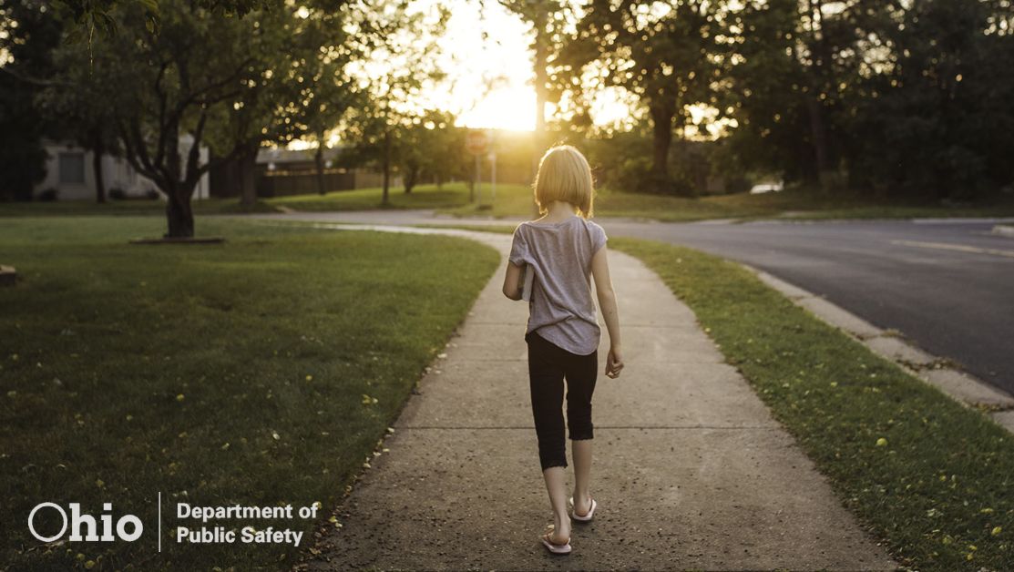 OSHP's tweet photo. October is Pedestrian Safety Month. Walk on sidewalks whenever they are available. If there is no sidewalk, walk facing traffic and as far from traffic as possible. https://t.co/JZMWIHRbRM