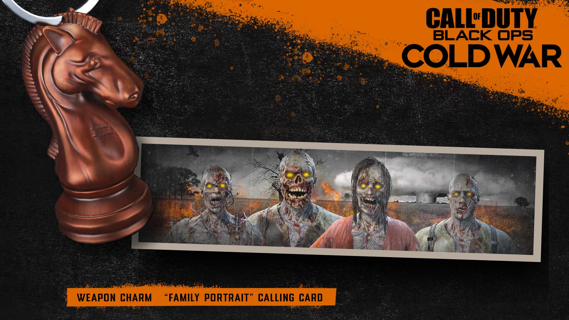 Black Ops Cold War News Blackopscoldwar Weapon Charm And Family Portrait Calling Card