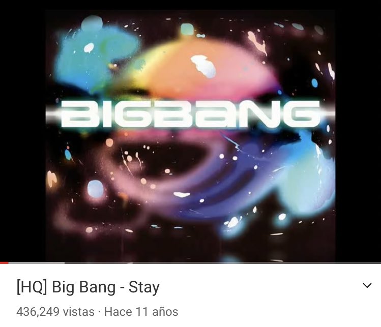 One gotta go: bigbang edition