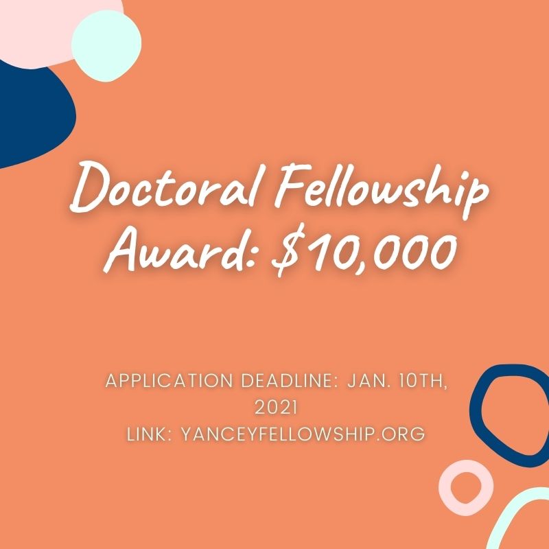 YEFellows's tweet photo. Are you a #doctoral student of color committed to fighting obesity-related #healthdisparities in underserved communities and #minoritypopulations? Apply today! #funding #obesity #healthpromotion https://t.co/8wBqEY4qmq
