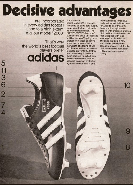 adidas advertising print ad paper