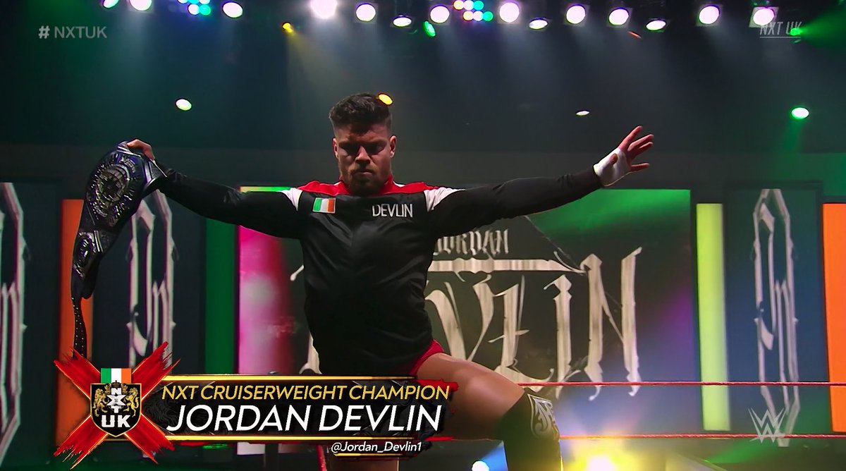 GoHomeShowPod's tweet photo. 🇮🇪 The Irish Ace @Jordan_Devlin1 is back on #NXTUK! https://t.co/5knQxrUC2Q