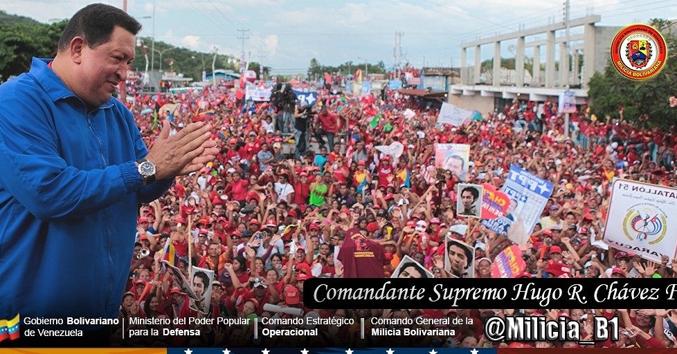 “Parto lleno de optimismo, lleno de luz, de fe en Cristo, para seguir batallando y venciendo.' Hugo R. Chávez F. #VenezuelaUnidaYEnBatalla