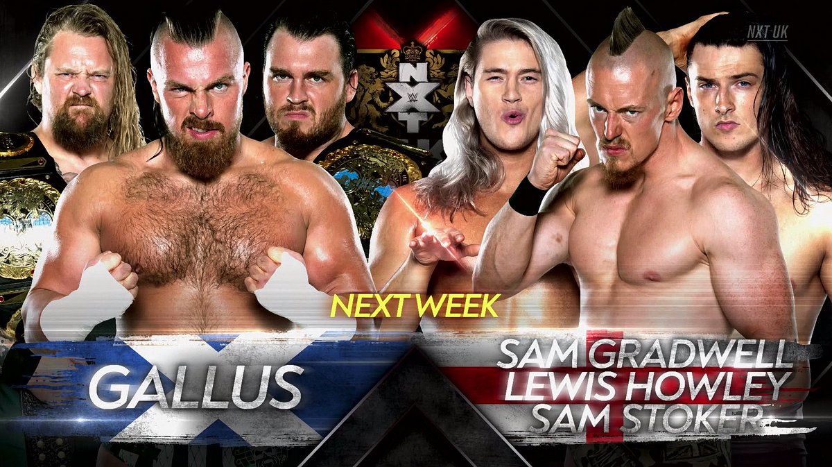 GoHomeShowPod's tweet photo. 💪 Two big matches announced for next week! #NXTUK https://t.co/jOqcQp6YBQ
