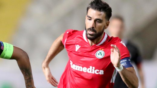 Jordi Gómez, en un partido con el Omonia Nicosia.