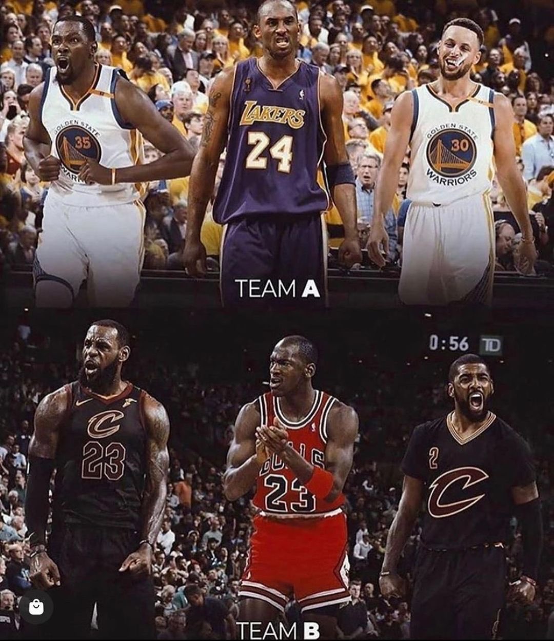 Overtime on Twitter: "Shaq asked this question on IG... who you got in a 7 game series? @SHAQ… "