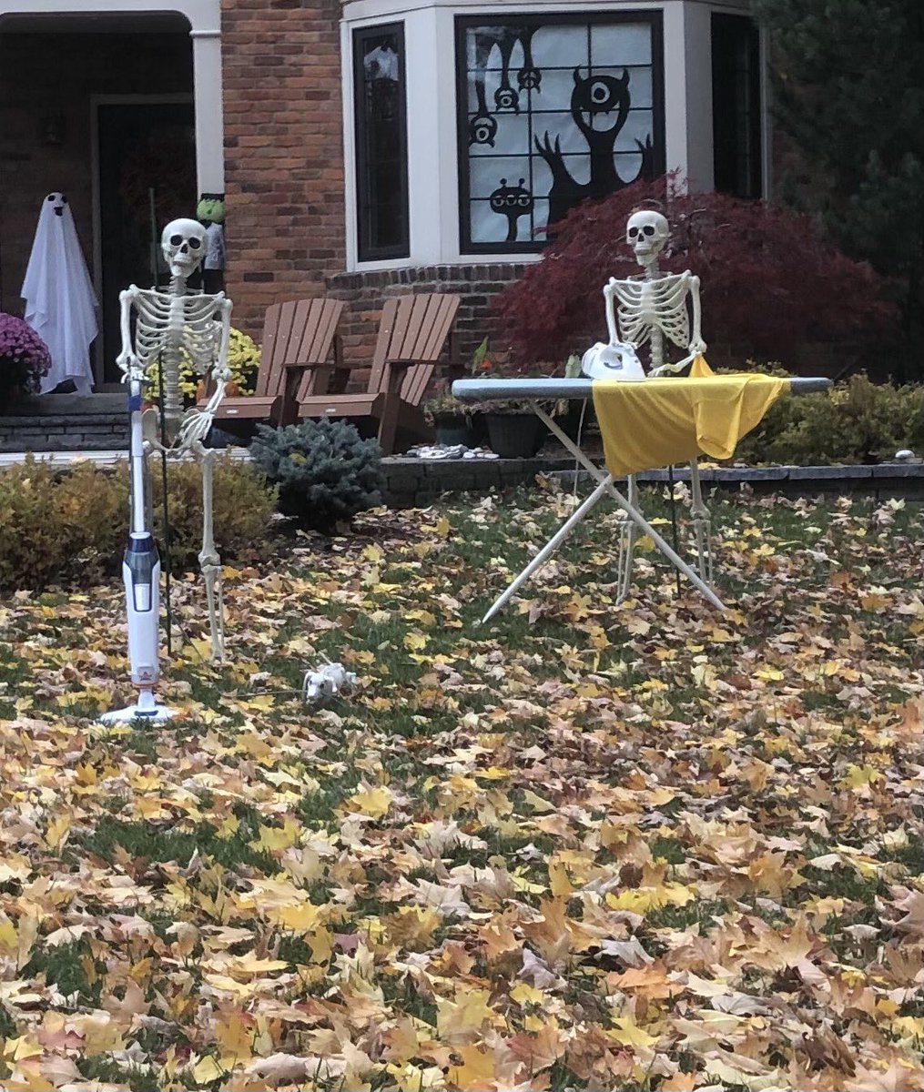BarbMcQuade's tweet photo. Housework for the #SkeletonCrew https://t.co/gwakQUaeye
