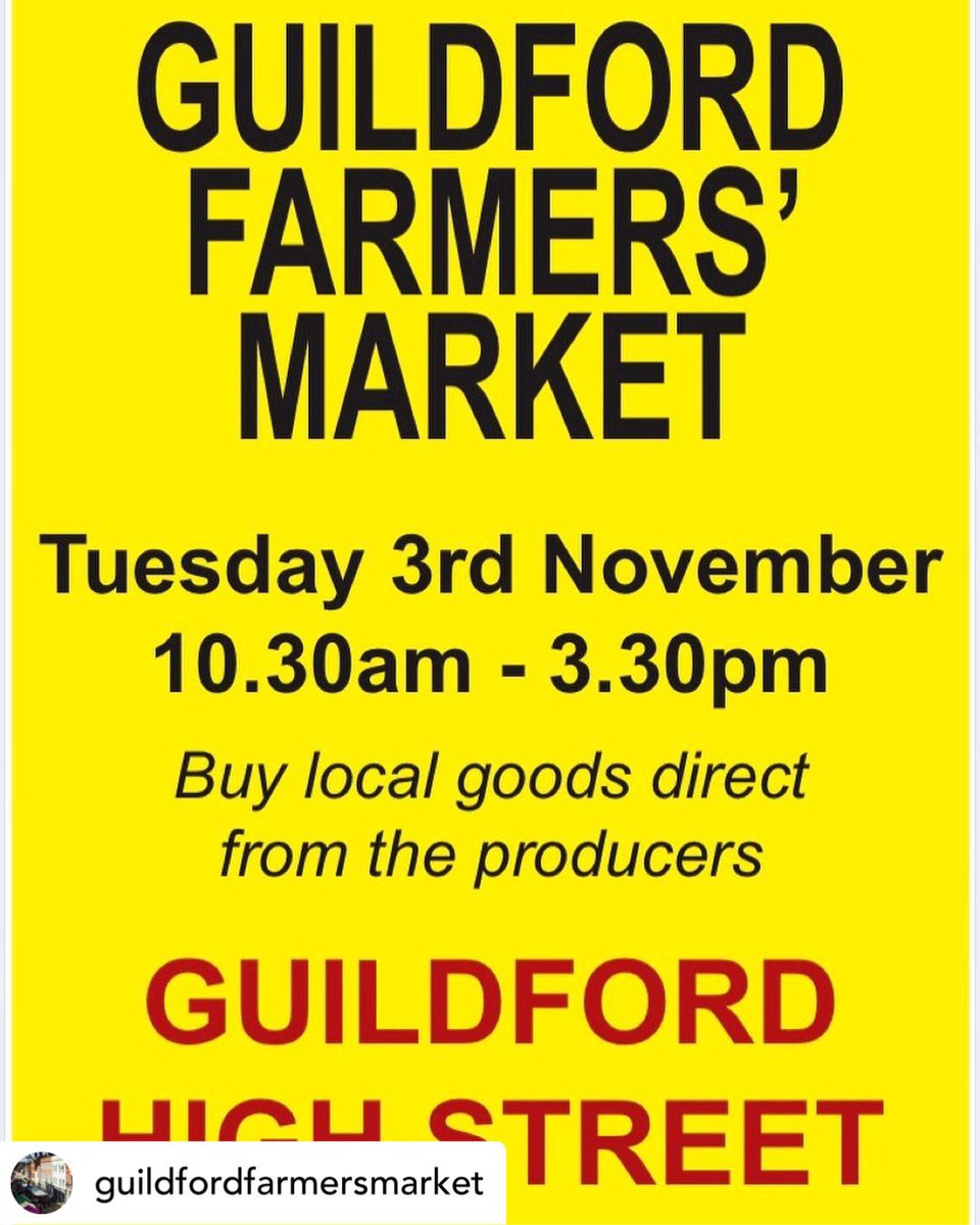 Guildford Farmers’ Market, next Tuesday 3rd November 10.30am to 3.30pm. Fresh and local, direct from our wonderful Producers. #guildfordfarmersmarket #guildfordbc #buylocal #isupportguildford