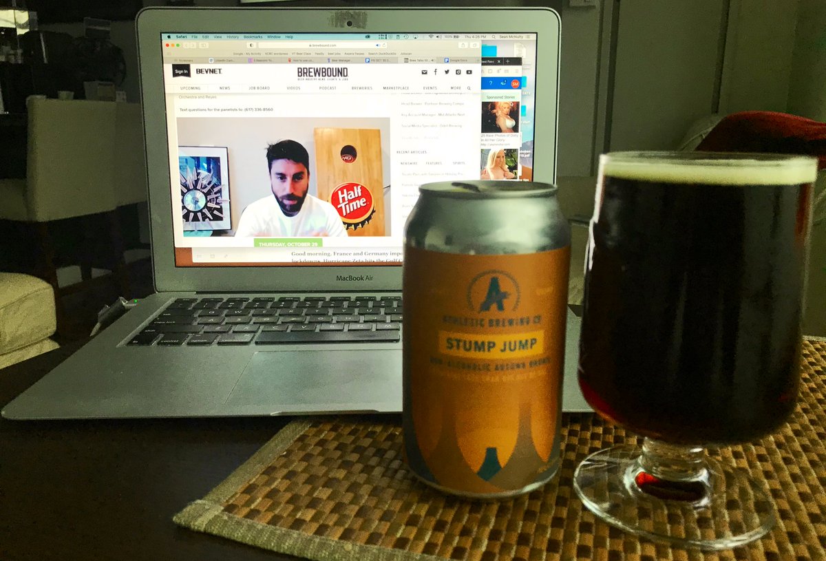 SellinCraftBeer's tweet image. Today’s NA #Lunchbeer 
@AthleticBrewing brown ale - perfect on a crap rainy Zeta day 🍻. 

👋 @brewbound #brewtalks