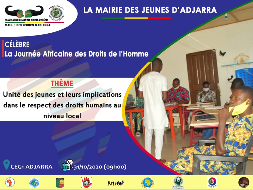 LejepadB's tweet image. Au côté de la jeunesse d'Adjarra, nous parlerons des défis et perspectives liés au respect des DESC  et des DCP dans nos localités @GoreeInstitute @bjlaurenceau @lejepadci @LEJEPADTombolia @LEJEPAD @AlliancePaix @AfPeacebuilding @ecowas_cedeao @_AfricanUnion @CipcreB @HRP_ONG229