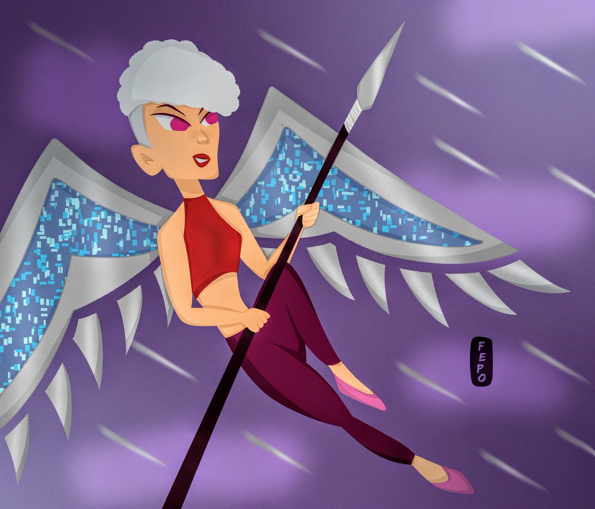 rimsawayama's tweet photo. Dia 29 #conceptober - Alado!
#blackart #blackartist #madewithwacom #wacomintuos #wacombrasil #digitalpainting #inktober #inktober2020 #inktober2k20 #inktoberday29 #wingedcharacter #winged #wings https://t.co/NR5E4wbV9d