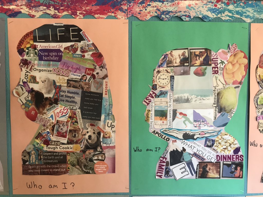 Students representing their culture, who they are through images and words, celebrating their identity. <a href="/washtimbyTOSA/">Washington Elem TOSA</a> #celebrateyou