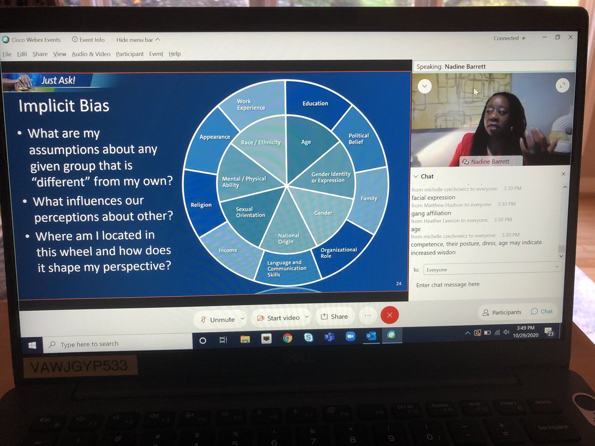 My girl, Dr. Nadine Barrett @DukeCancer is dropping some serious knowledge about #implicitbias & how it impacts research, #clinicaltrial enrollment. Everyone 👏🏽must experience 👏🏽this 👏🏽presentation. So good! #healthequity #unconsciousbias @theNCI #NCORP meeting @NCICRCHD