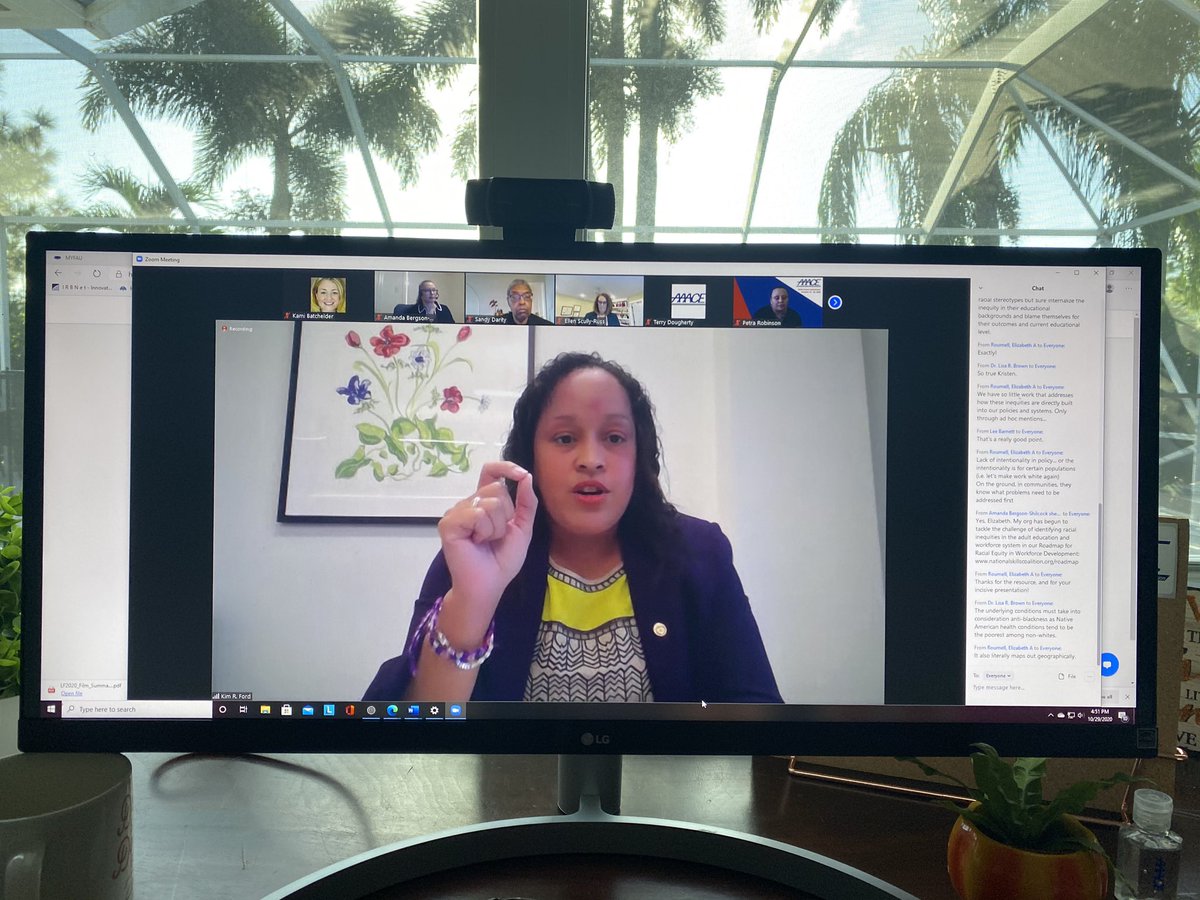 Kami_Batchelder's tweet photo. Exceptional presentations! “Policy Forum: Policy Responses to the Twin Pandemics of Racism and COVID-19 and the Future of Adult Education #AAACE2020 #AAACE2020Hunt https://t.co/nFx8RTZg9i