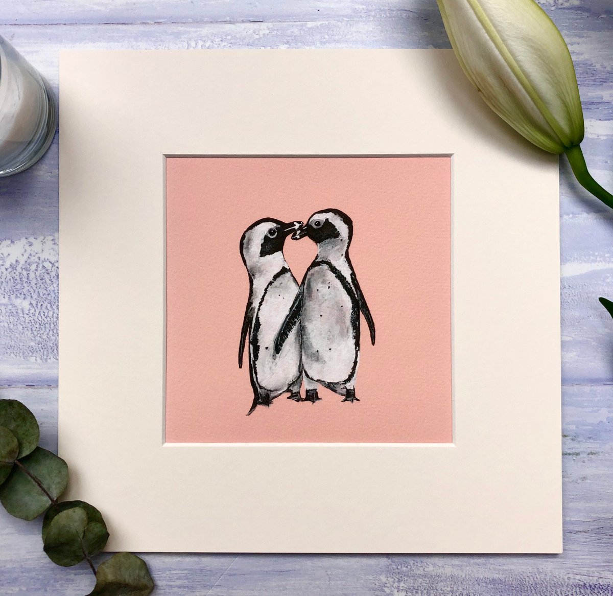 So pleased to have added some new prints to my online shops, including this Penguin Couple, Giclee Print with Mount:
 etsy.me/2Tz5Haf 
#giftforcouple #artgift #pinkartwork #penguingift #birddrawing #giftforbirdlovers
