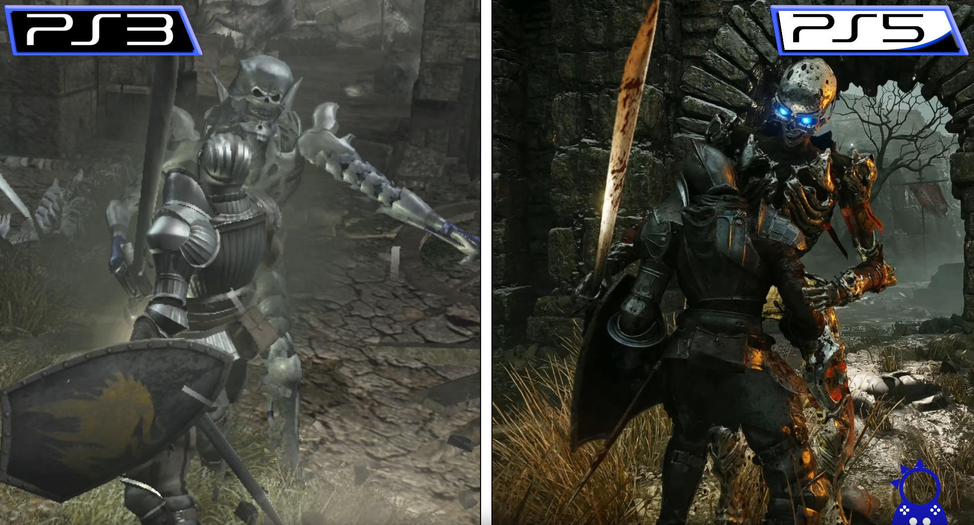 Demon Souls ps3 vs ps5