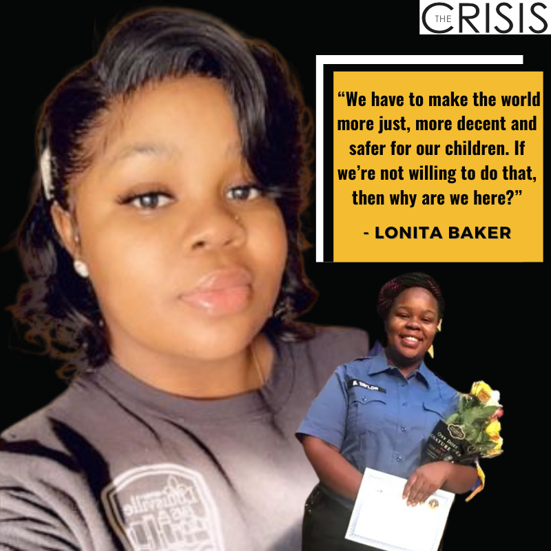 thecrisismag's tweet photo. The Black community is still upset at the #BreonnaTaylor case and believe the system is only to help protect law enforcement. It is our job to change this dismantled system for our future children. #WeAreDoneDying #NonStopToNovember https://t.co/xBwyO7E8zD