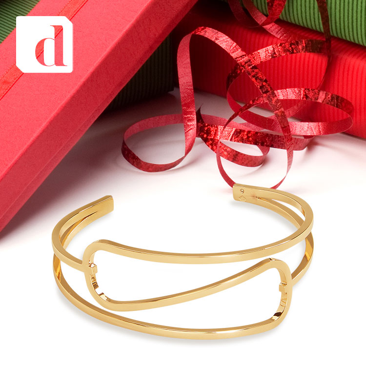 _PremierDesigns's tweet image. A sleek and modern adjustable cuff makes the perfect gift! #PremierDesigns