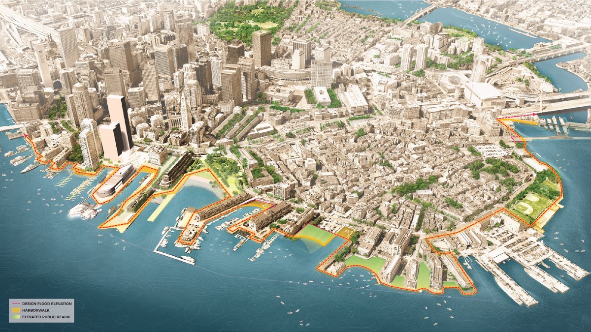 one_arch_urb's tweet photo. The final report for Climate Ready Downtown and North End has arrived! ๐ฅ https://t.co/M0U0zVrMps
As a continued effort of the 2016 #ClimateReadyBoston report, it proposes localized flood resilience strategies to protect @CityOfBoston historic buildings and 400-year-old wharves. https://t.co/yNPW0WybW9
