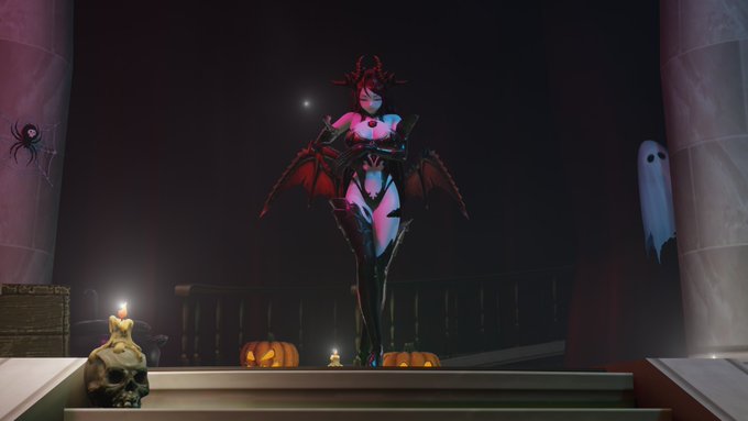 OK, so here's another teaser of the #Halloween #mmd style video. Gonna leave it to render during the<a href="/tag/halloween"class="tags">#Halloween</a><a href="/tag/mmd"class="tags"><span>#mmd</span></a><a href="/tag/blender"class="tags"><span>#blender</span></a>