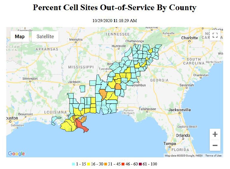 AjitPai's tweet image. #HurricaneZeta has cut a wide swath through several states in the Southeast. The @FCC is monitoring the status of communications networks, and is also getting updates on power and other comms-affecting issues. Our most recent report is available here. docs.fcc.gov/public/attachm…