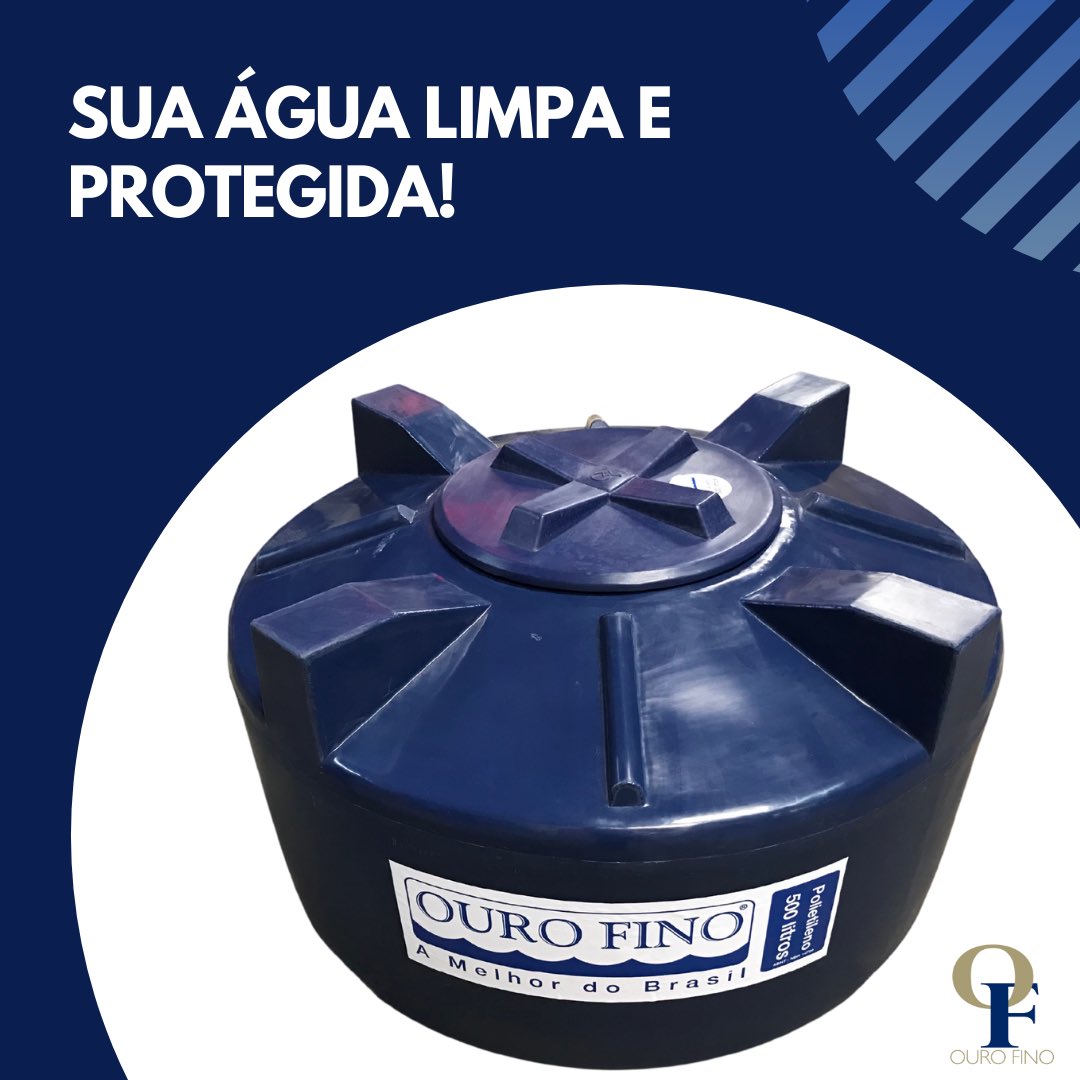 ourofinobrasil's tweet photo. As caixas d’água Ouro Fino são fabricadas em Polietileno de Alta Densidade, Possui proteção UV, Tem capacidade para 500L e 1.000L. Sua garantia é de 05 anos 

Vale a pena ter um produto prático e econômico na sua casa! 
Faça seu orçamento: (11)99118-8771 https://t.co/A0frtdM0ww https://t.co/dSQSosp8lX