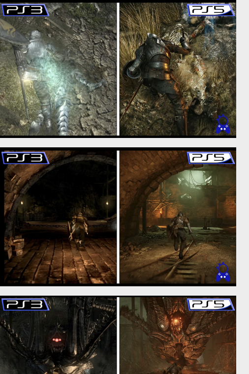 Demon's Souls Remake vs Original Early Graphics Comparison (PS5 vs
