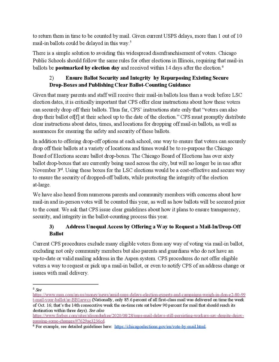 ILRaiseYourHand's tweet photo. Letter sent to #cpsboard members & CPS leadership today: LSC Election procedure concerns.
#LSCs4All: "...ensure a free & equal LSC election." @ChgoCivilRights, RYH, @cueChicago, @PilsenAlliance, @northsideaction, @CTULocal1, @LB_HopeCenter, @BlocksTogether1, & @KOCOmmunity https://t.co/2a5e4EW6QG