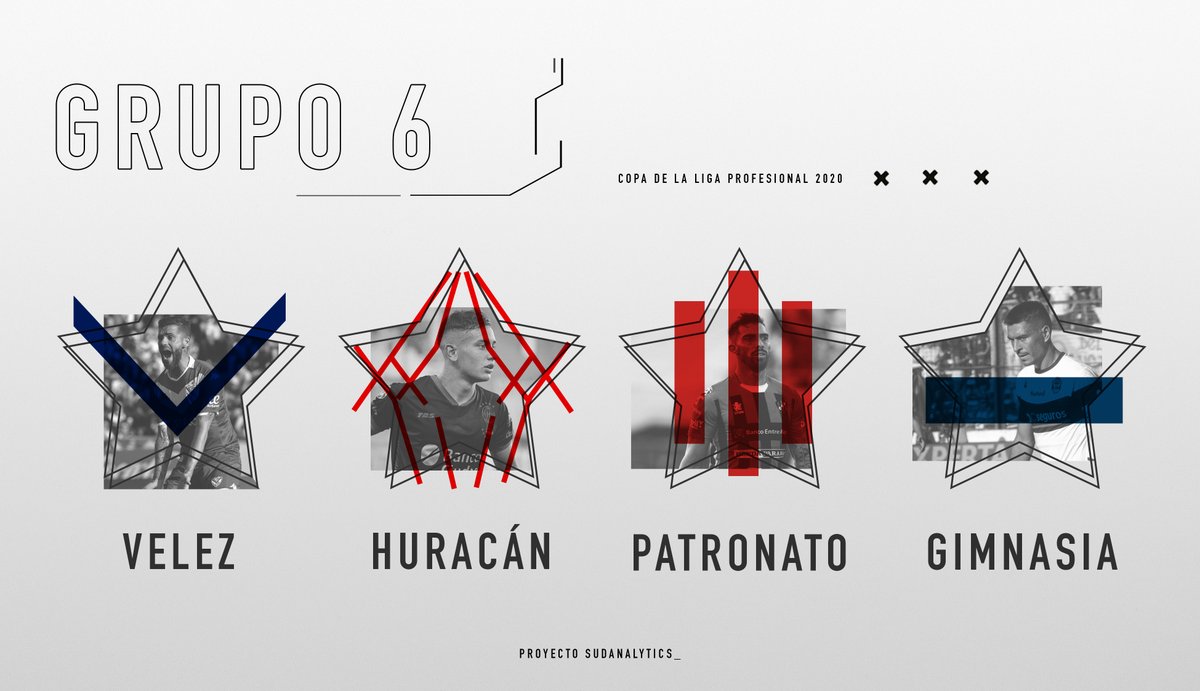 ZONA 6  @Velez  @CAHuracan  @ClubPatronatoOf  @gimnasiaoficialVélez parece el más fuerte en esta zona, pero la juventud de Huracán, la Gimnasia de Maradona, y la localía de Patronato buscarán pelear por esos puestos clasificatorios.