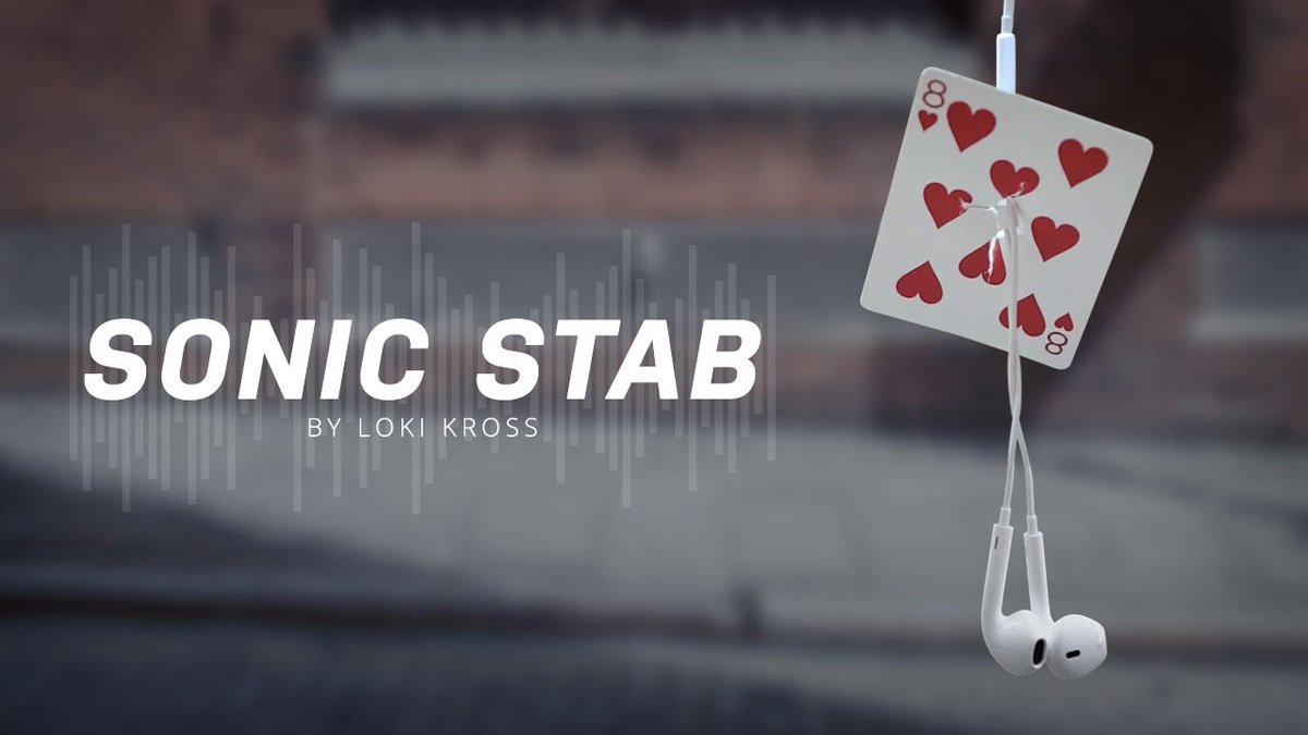 prestigiazione's tweet image. Dvd di 16 minuti dove è illustrata e spiegata una rivisitazione di “Carta Pugnalata” o “Carta sulla spada” in chiave moderna con un paio di cuffie.  #murphysmagic #Recensione prestigiazione.it/wp/sonic-stab-…