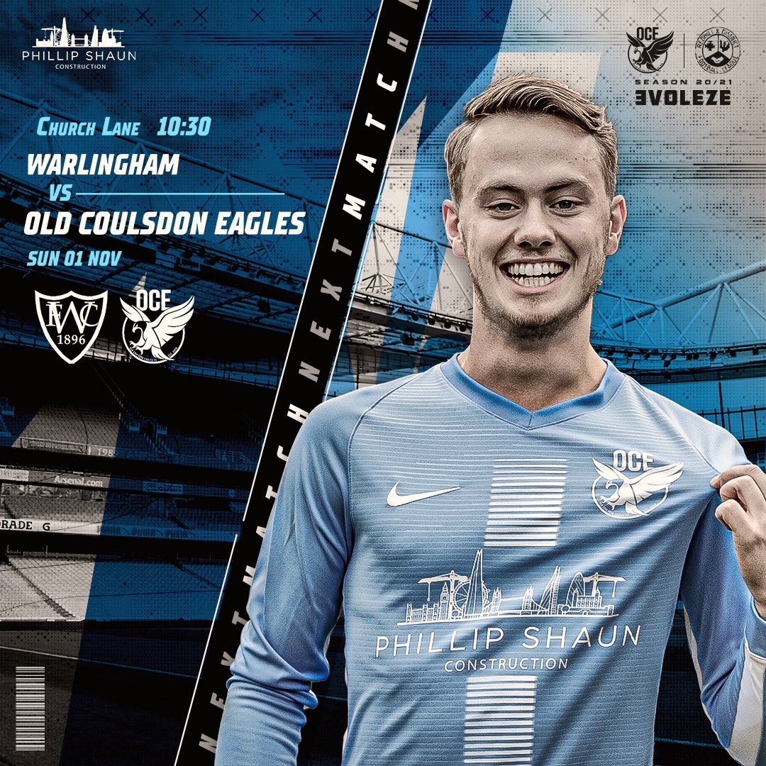 OCE_FC's tweet photo. Didn’t plan on playing these familiar faces so soon but bring it on, big occasion means NEW GRAPHICS 👀

GW 7 🗓

LEAGUE CUP FIRST ROUND @LeagueRedhill 

🆚 @WFCSun 
🗓 01/11/2020
🕙 10:30am 
📍 Church Lane 

Sponsored by #pscltd 

🖼 @evoleze 

⚪️⚫️⚪️

#OCEFC 🦅 https://t.co/E0wf35vn5x