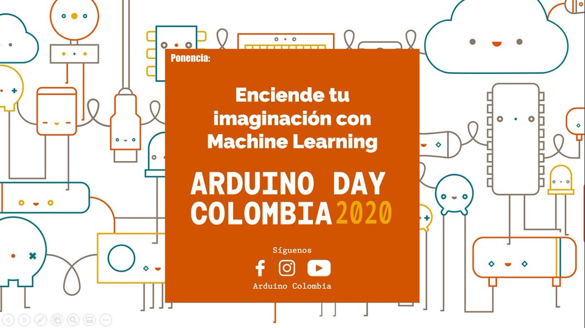 ArduinoColombia's tweet image. ¡Revive nuestras experiencias del pasado Arduino Day! Si te perdiste o quieres repetir el taller de Enciende tu imaginación con Machine Learning, encuentra en nuestro canal de YouTube la sesión grabada para que lo veas cuantas veces quieras.
Canal de YouTube: Arduino Colombia