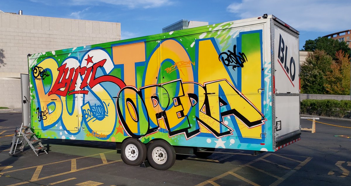AFHBoston's tweet photo. Our talented team designed and painted this custom mobile performance stage for Boston Lyric Opera!
@BostLyricOpera 

Check out the BLO Street Stage story and stay tuned for their upcoming performances!  https://t.co/hfgwQJBWut

#StreetStageBLO #AFHBoston #bostonlyricopera https://t.co/5Hl26fRAYD