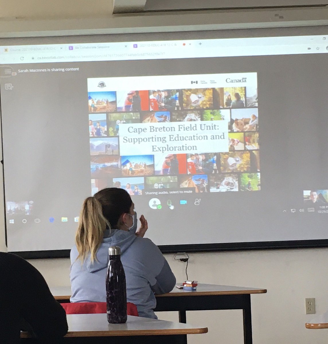 MrMacq's tweet photo. We had an awesome presentation today by @ParksCanada_NS teaching us how to incorporate Parks Canada into the classroom! Informative and fun, I’m looking forward to using this in the classroom. https://t.co/lAKOIT1bFr