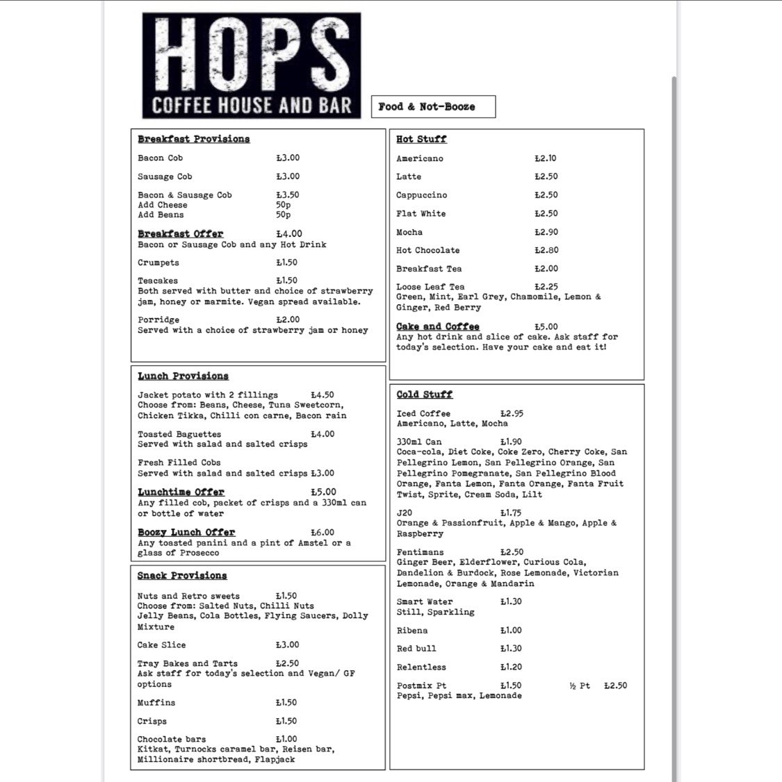 Hop’s Coffee House and Bar tweet media