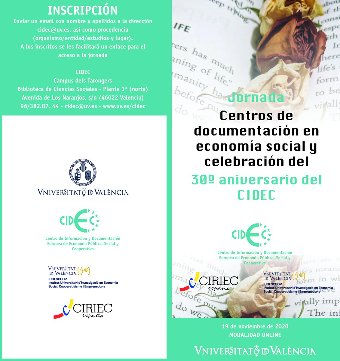 Jornada sobre Centros de documentación en economía social y celebración ...