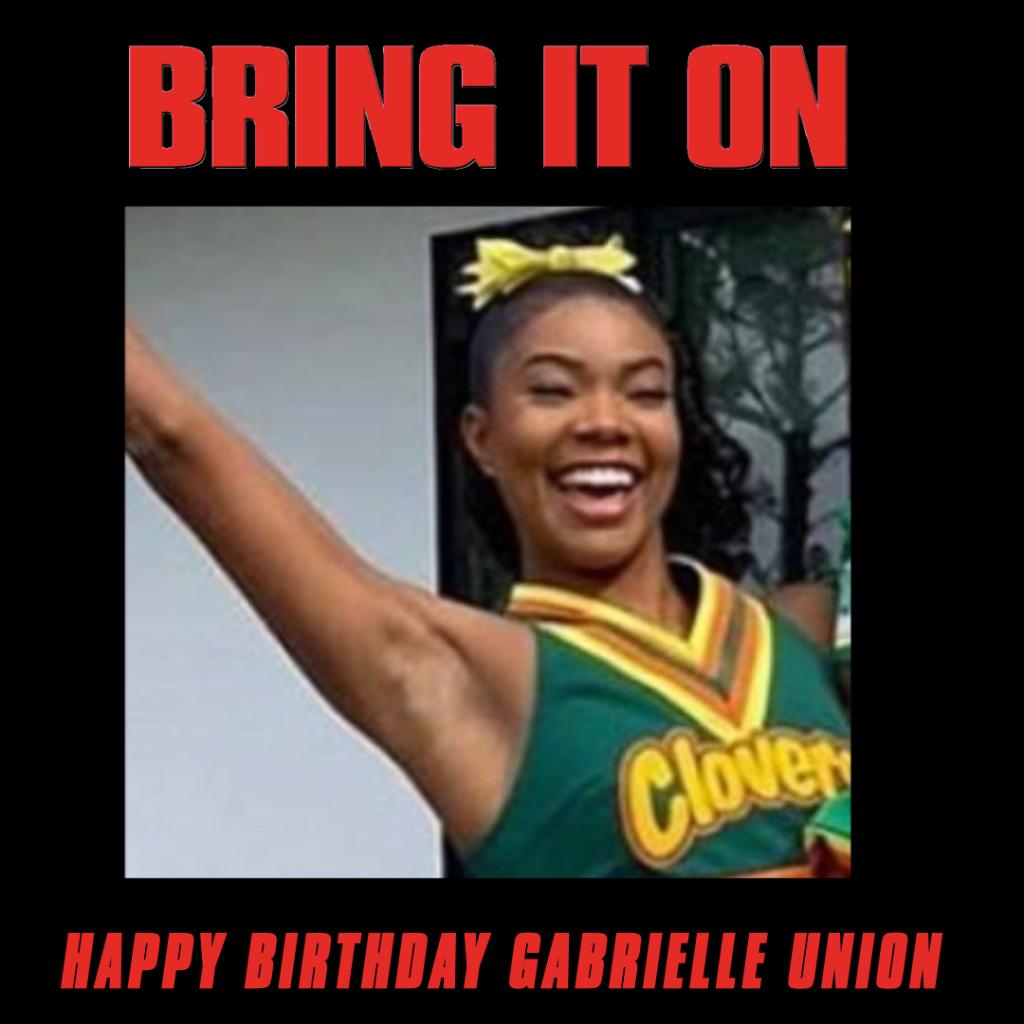 Happy birthday Gabrielle Union!
 