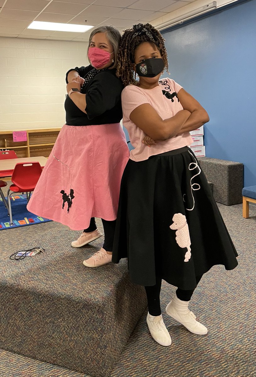 mrslsaldana's tweet photo. @EduPhillips86 and I rocked & rolled on the 50th day of school! #invertedcolors #reachingnewheights #50thdayofschool https://t.co/wDtC8g1zeL